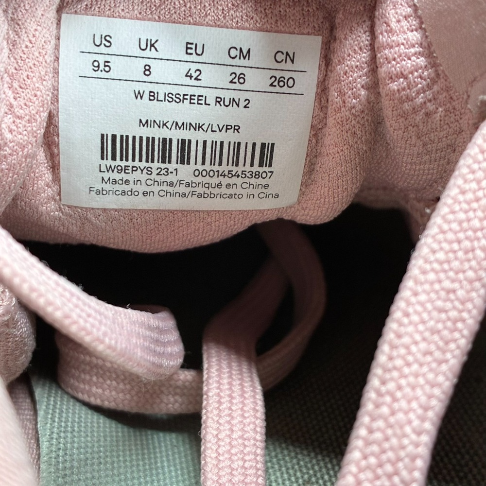 Lululemon Blissfeel Run 2 Women's US 9.5 Mink Berry Pink Running Sneaker LW9EPYS - Picture 16 of 16